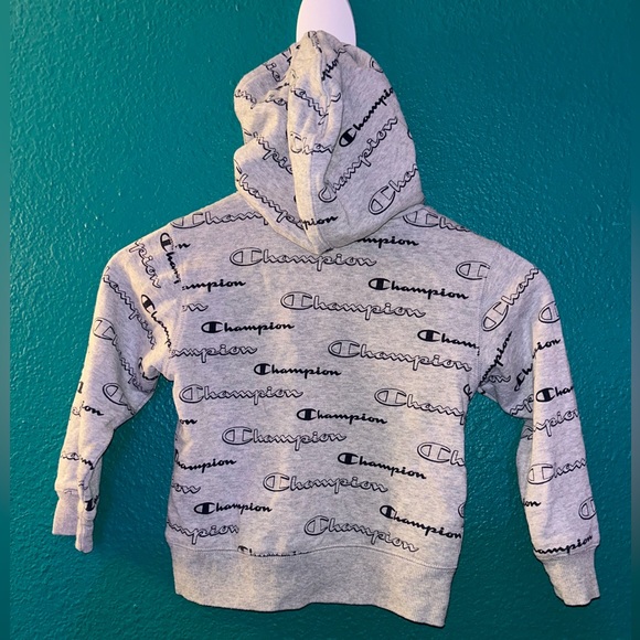Champions all over logo hoodie kid size 5 - Picture 4 of 5